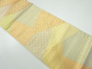 リサイクル　切嵌風古典柄模様織出し袋帯